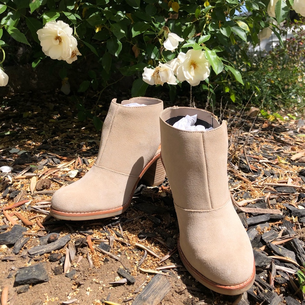 Dolce Vita Jentry ankle boot in nude suede